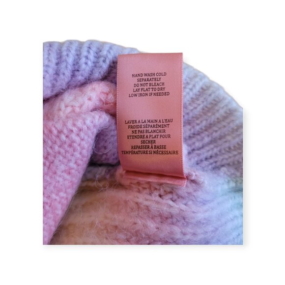 BLANKNYC I Hope So Multicolored Rainbow Pastel Dreamy Romantic Cardigan XL EUC - Picture 12 of 15